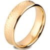 Hammered Rose Gold 6mm Wide Wedding Band Catalogue