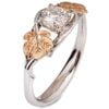 Twig and Fig Leaves Engagement Ring Yellow Gold and Diamond Catalogue