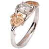 Twig and Fig Leaves Engagement White Gold and Moissanite Catalogue