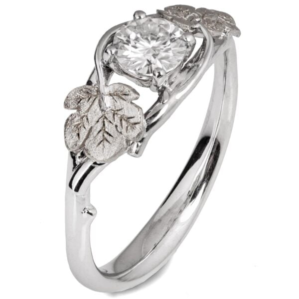 Twig and Fig Leaves Engagement White Gold and Diamond Catalogue