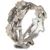 Twig and Oak Leaves Wedding Band Platinum and Rose Gold Catalogue