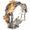 Twig and Oak Leaves Wedding Band Yellow Gold Catalogue