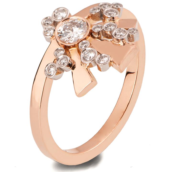 Pandora Celestial Sparkling Sun Ring | Gold-Plated | REEDS Jewelers