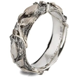 Twig and Leaves Wedding Band White Gold Catalogue