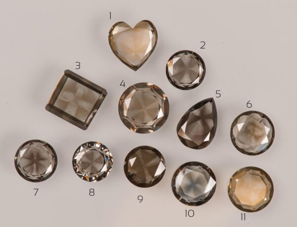 Asteriated Portrait Cut Trapiche Diamond White Gold Engagement Ring Catalogue