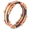 Black and Rose Gold Twig and Maple Leaves Wedding Band Catalogue
