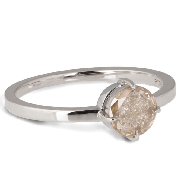 Hidden Cross Diamond Platinum Engagement Ring Catalogue
