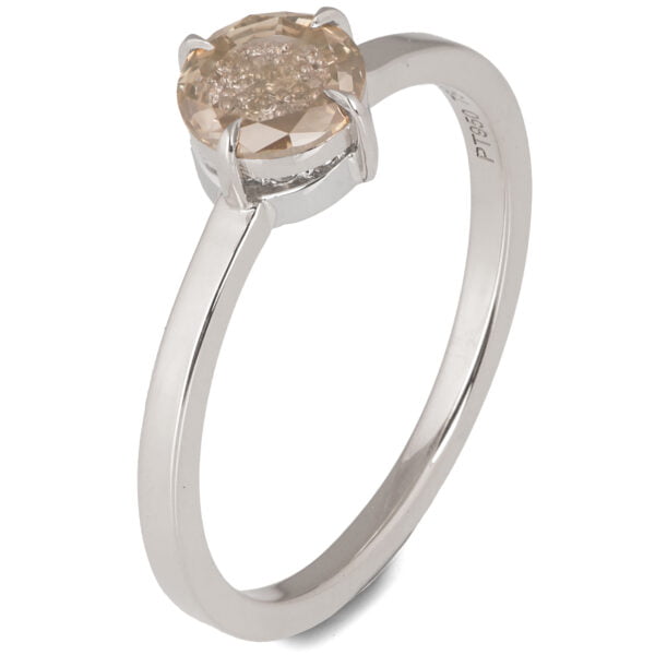 Hidden Cross Diamond White Gold Engagement Ring Catalogue