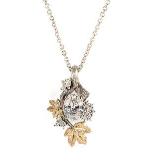 Maple Leaves Diamonds Pendant Catalogue