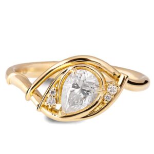 Twisting Vines Diamonds Engagement Ring Engagement Rings