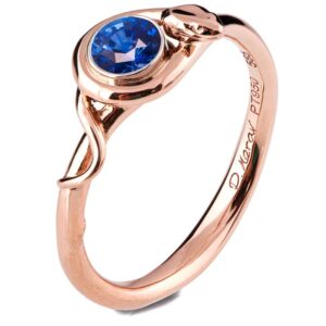 Sapphire Snake Ring Engagement Rings