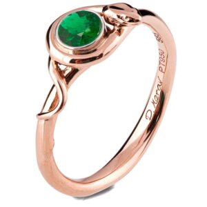 Emerald Snake Ring Engagement Rings